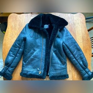 Schott NYC B-3 Leather Bomber Jacket